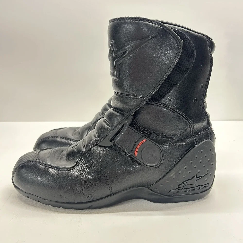 Alpinestars Ridge Leather Waterproof Touring Motorcycle Boots Men's Size 10